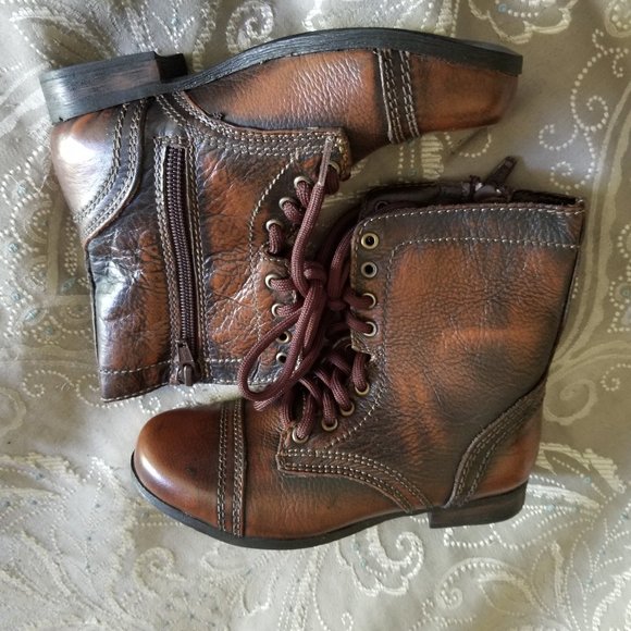 Steve Madden Other - Steve Madden Toddler Girl Brown Boots with Zipper
